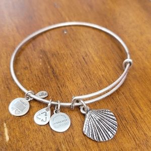 Alex and Ani Shell Bangle Bracelet